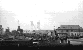 Volkswerft Stralsund am 18. Juni 1953
